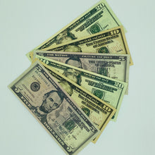 Load image into Gallery viewer, 3 Type Mix Prop Money-Double Sided Full Print Fake 300 Pcs $20,$10,$5
