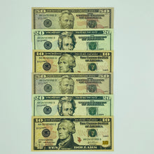 Load image into Gallery viewer, Mix 3 Type 400 Pcs Prop Money-Double Sided Full Print Play Dollar $50,$20,$10
