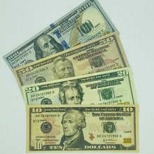 Load image into Gallery viewer, 4 Type Mix Prop Money-Double Sided Full Print fake Dollar 300 Pcs $100,$50,$20,$10
