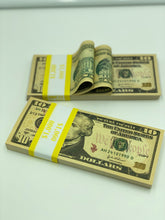 Cargar imagen en el visor de la galería, 3.000 Dollar $10 Prop Money-Double Sided Full Printed Stack
