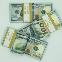 Cargar imagen en el visor de la galería, 200 Pcs $100 Prop Movie Money Replica Double Sided Looks Real Full Printed
