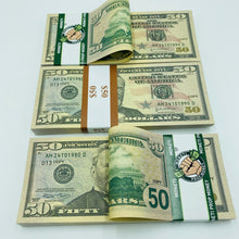 Cargar imagen en el visor de la galería, 15.000 Dollar $50 Prop Money-Double Sided Full Printed Stack
