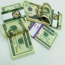 Cargar imagen en el visor de la galería, 4.000 Dollar $20 Prop Movie Money-Double Sided Looks Real Full Printed Stack
