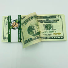 Cargar imagen en el visor de la galería, 2.000 Dollar $20 Prop Movie Money-Double Sided Looks Real Full Printed Stack
